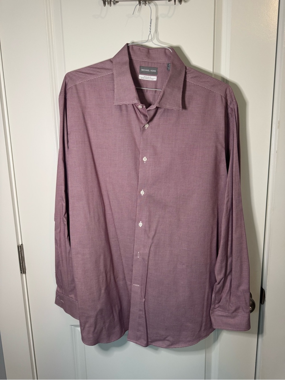 Michael Kors Men's Dress Shirt - Burgundy